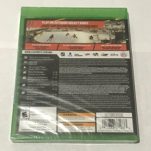 Xbox One NHL 19 (Factory Sealed) - Picture 2 of 3